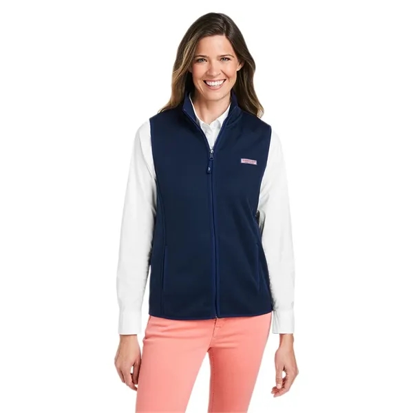 vineyard vines Women's Mountain Sweater Fleece Vest