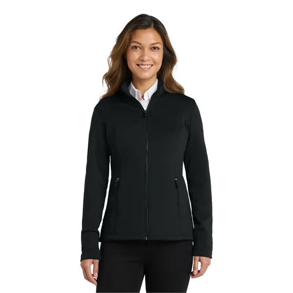 Port Authority Women's Grid Fleece Jacket.