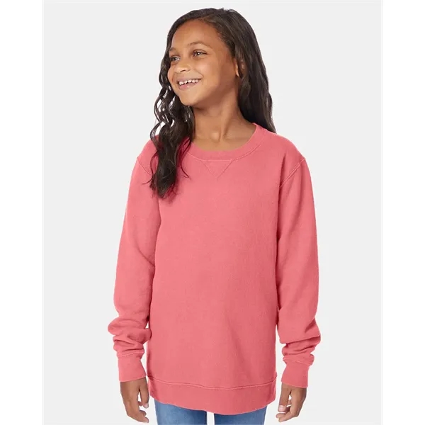 ComfortWash by Hanes Youth Garment-Dyed Crewneck Sweatshirt