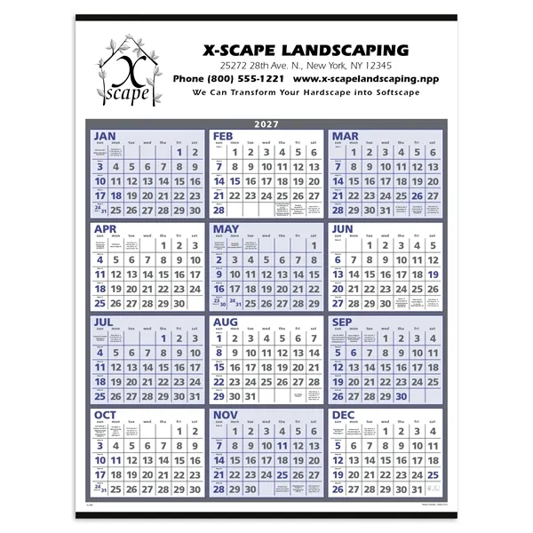 Triumph® Calendars Span-A-Year Calendar