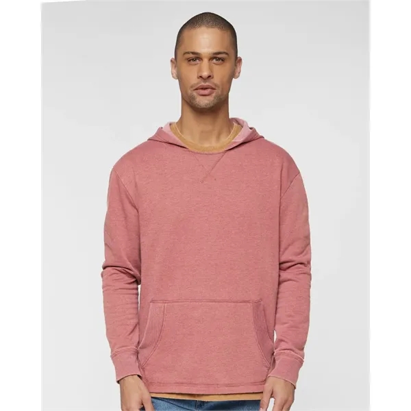 LAT Unisex Vintage Wash Fleece Hoodie Sweatshirt