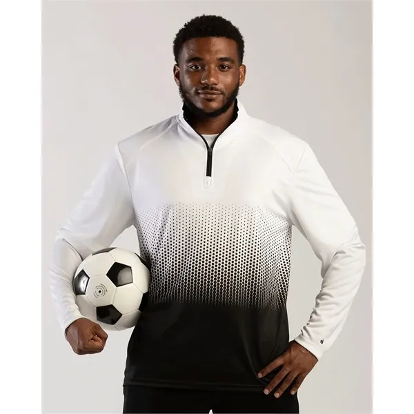 Badger Men's Hex 2.0 Quarter-Zip Pullover