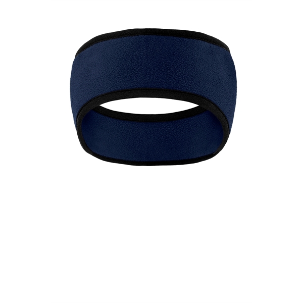 Port Authority Two-Color Fleece Headband.