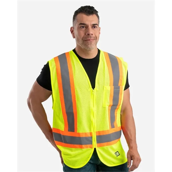 Berne Apparel Men's Hi-Vis Class 2 Multi-Color Vest