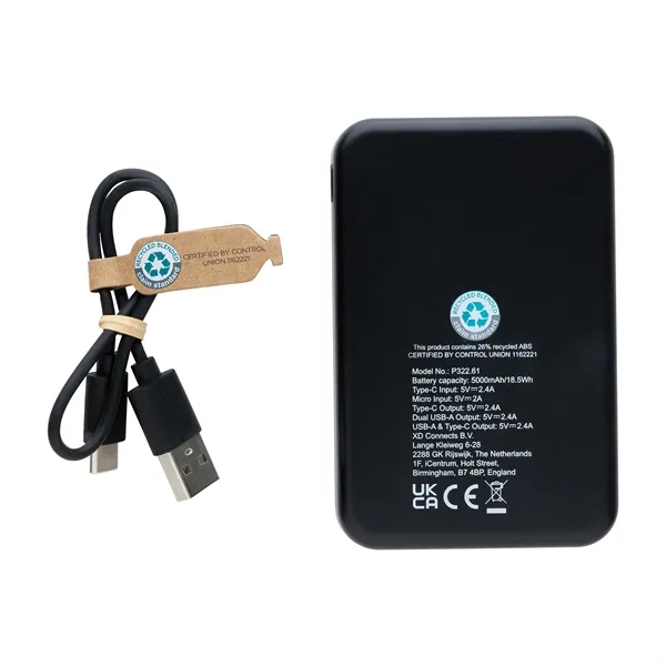 RCS Recycled Plastic 5.000 mAh Powerbank