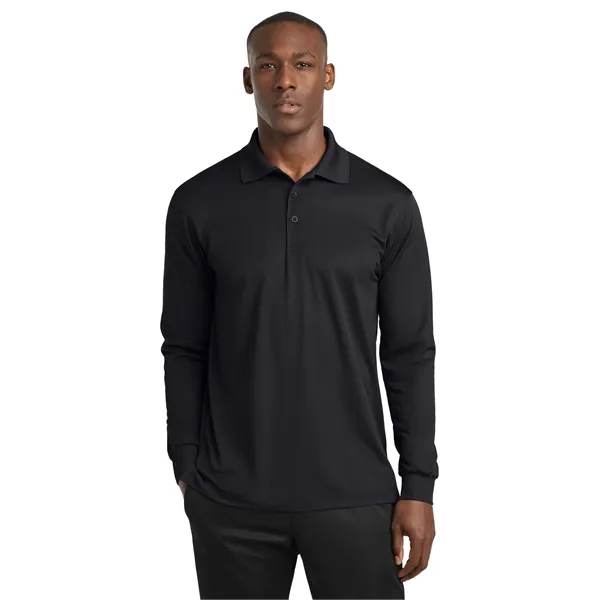 Sport-Tek Long Sleeve Micropique Sport-Wick Polo.