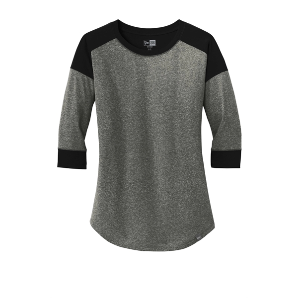 New Era Women's Heritage Blend 3/4-Sleeve Baseball Raglan...