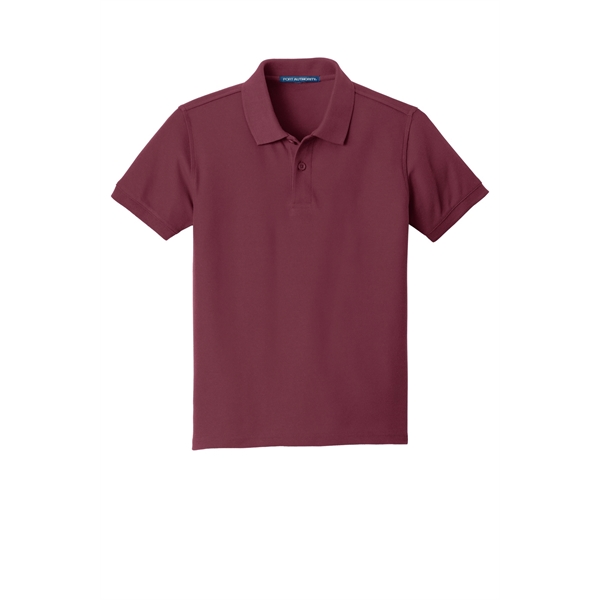 Port Authority Youth Core Classic Pique Polo.