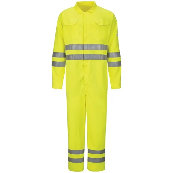 Bulwark Men's Hi-Vis Deluxe Coverall with Reflective Trim...