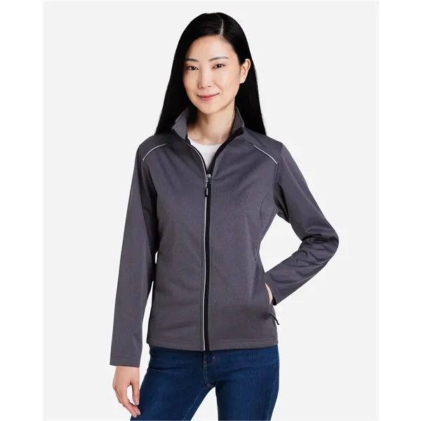 CORE365 Women's Techno Lite Three-Layer Knit Tech-Shell