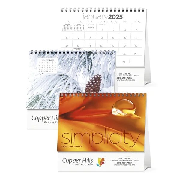 Triumph® Calendars Simplicity Large Desk Calendar
