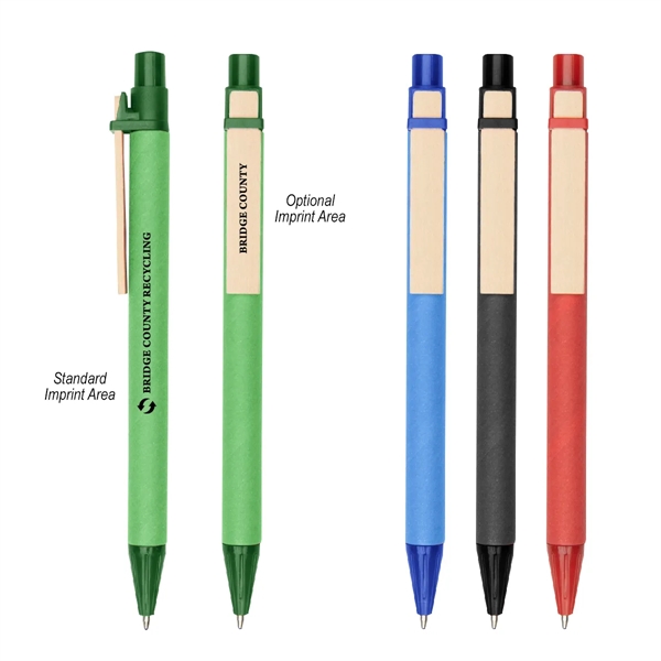 Eco-Inspired Pen With Color Barrel