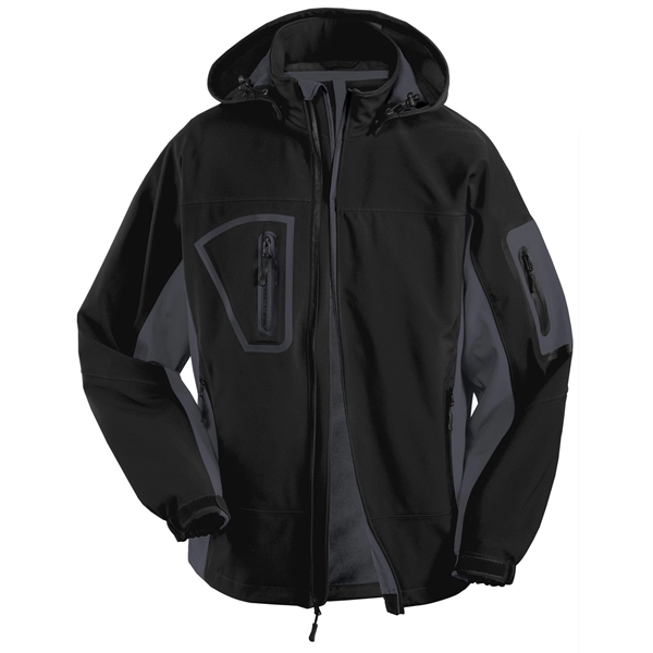 Port Authority Tall Waterproof Soft Shell Jacket.