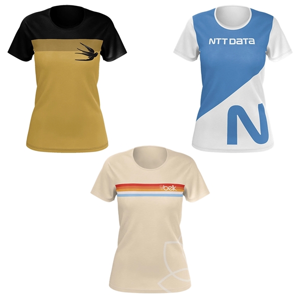 HAZEL Import Women's Dye-Sublimated Short Sleeve T-Shirt