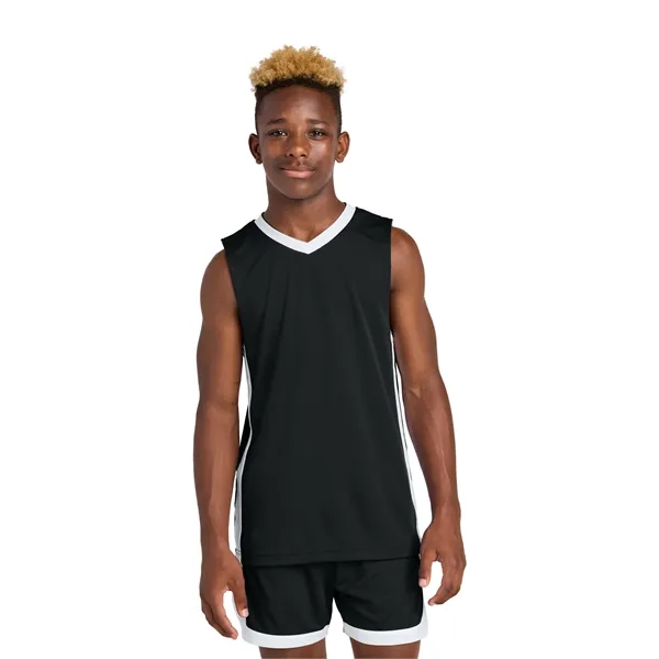 Sport-Tek Youth Rival Basketball Rev Jersey