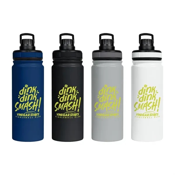 Basecamp Mt Kenya 25 oz SS Water Bottle w Pop up Lid
