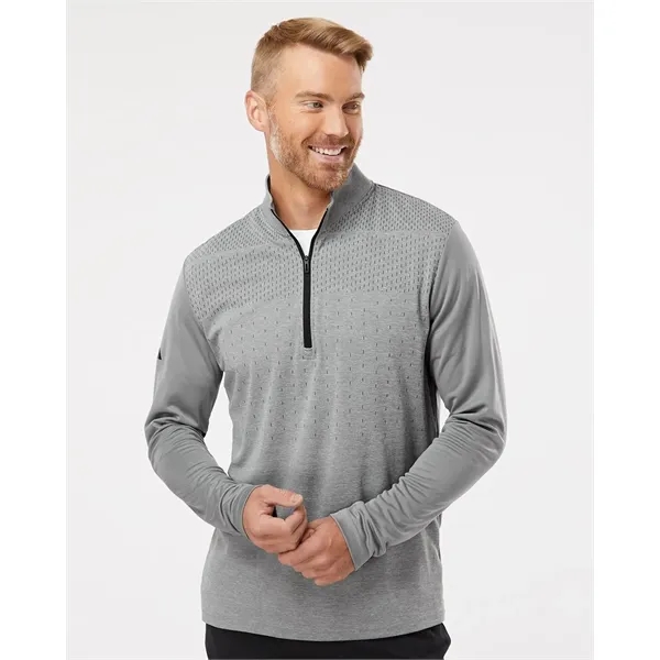 Adidas Men's Ultimate365 Heather Block Print Quarter-Zip ...
