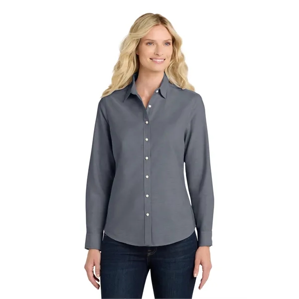 Port Authority Women's SuperPro Oxford Shirt.