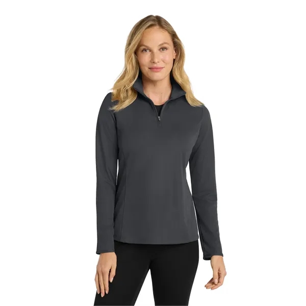 Port Authority Women's Pinpoint Mesh 1/2-Zip .
