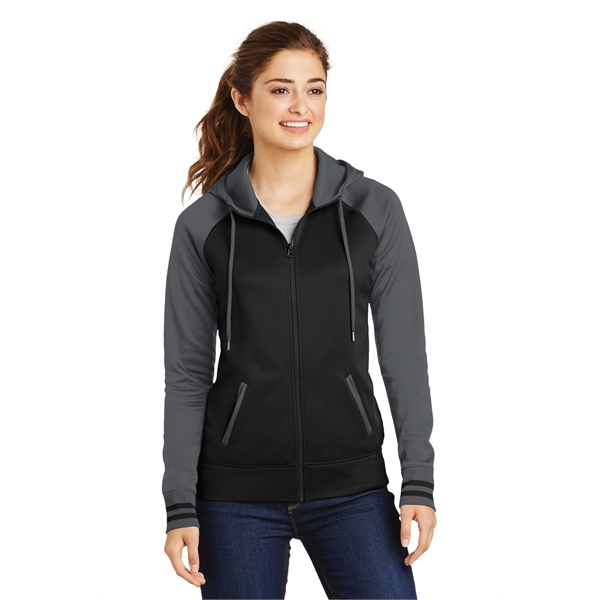 Sport-Tek Women's Sport-Wick Varsity Fleece Full-Zip Hood...