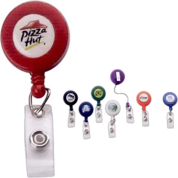 Retractable Badge Reel with Bulldog Clip