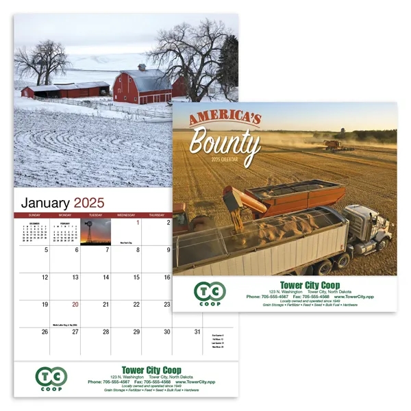 Products America's Bounty Appointment Calendar - Stapled