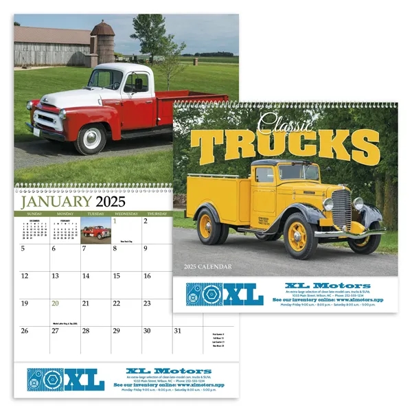 Products Classic Trucks Appointment Calendar - Spiral