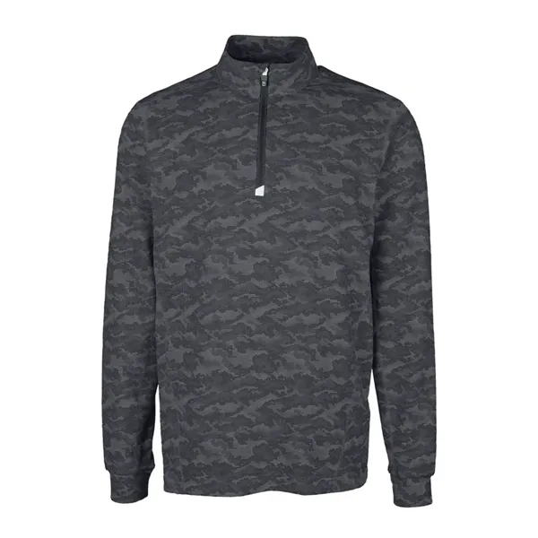 Cutter & Buck Traverse Stretch Eco Camo Print Quarter Zip...