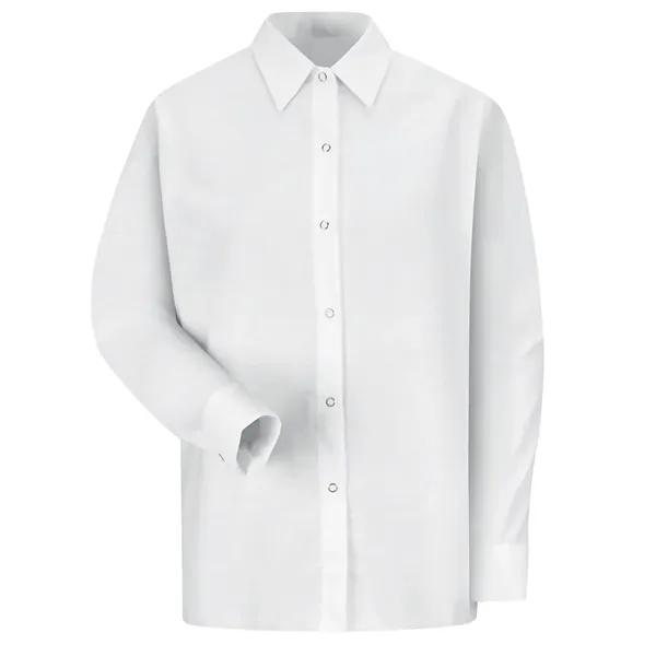 Red Kap Women's Long Sleeve Specialized Pocketless Poplin...