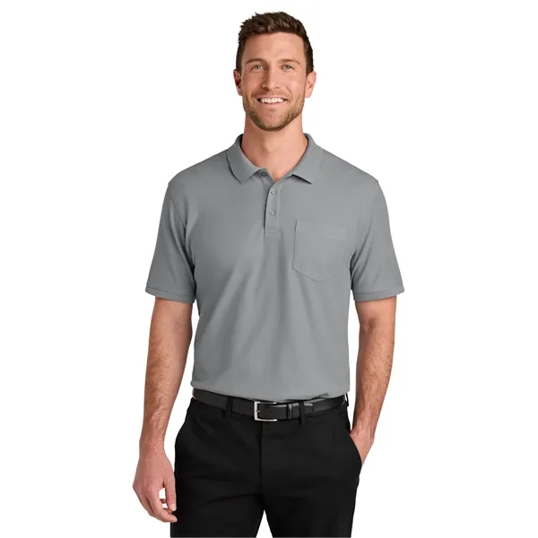 Port Authority Tall Wearever Signature Pique Pocket Polo