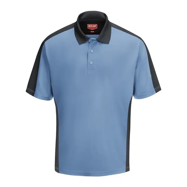 Red Kap Men's Performance Knit Two Tone Polo
