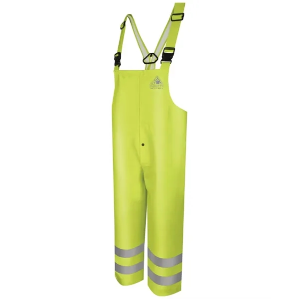 Bulwark Men's Hi-Visibility Flame-Resistant Rain Bib Over...