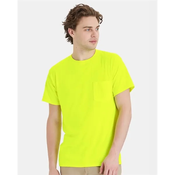 Hanes Unisex Workwear Pocket T-Shirt
