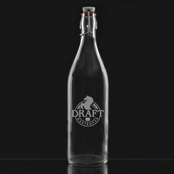Deep Etched Large Giara Bottle