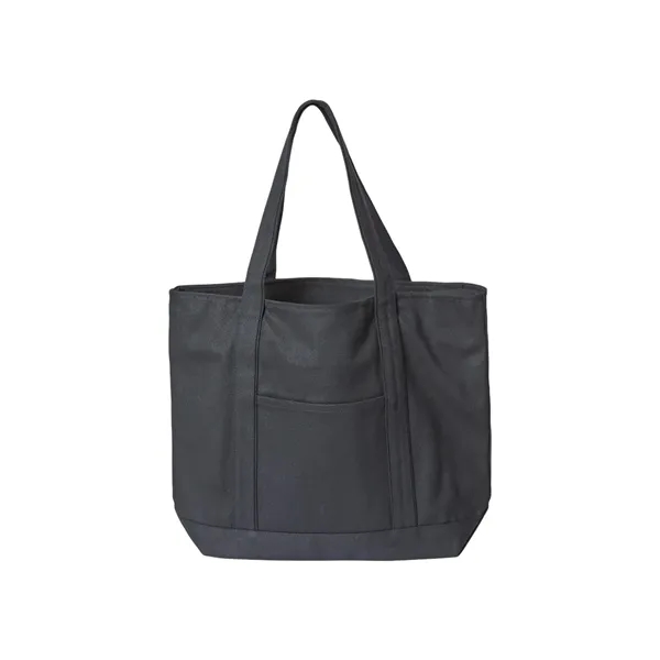 Liberty Bags XL Zippered Cotton Canvas Resort Tote