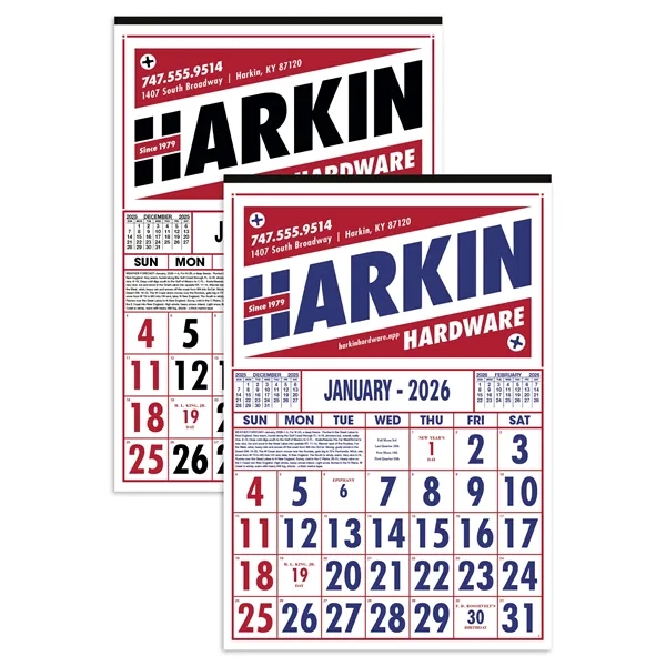 Commercial 12-Sheet Calendar