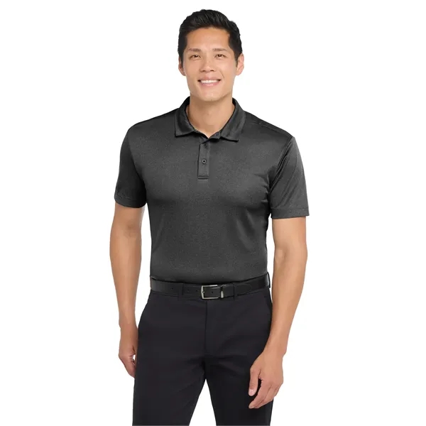 Port Authority Heathered Silk Touch Performance Polo.