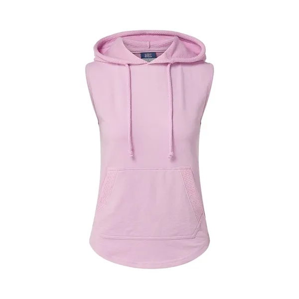 MV Sport Women's Kinsley Sleeveless Hooded Sweatshirt