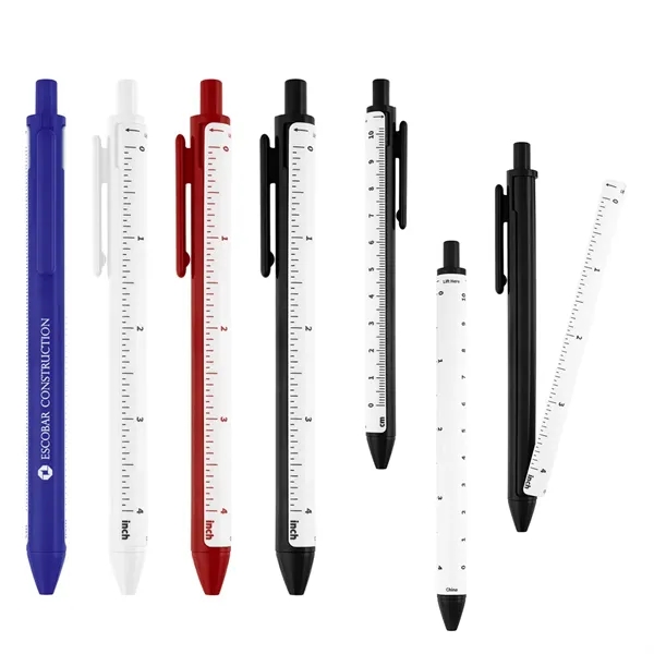 STRAIGHT LINE PEN WITH 4" RULER