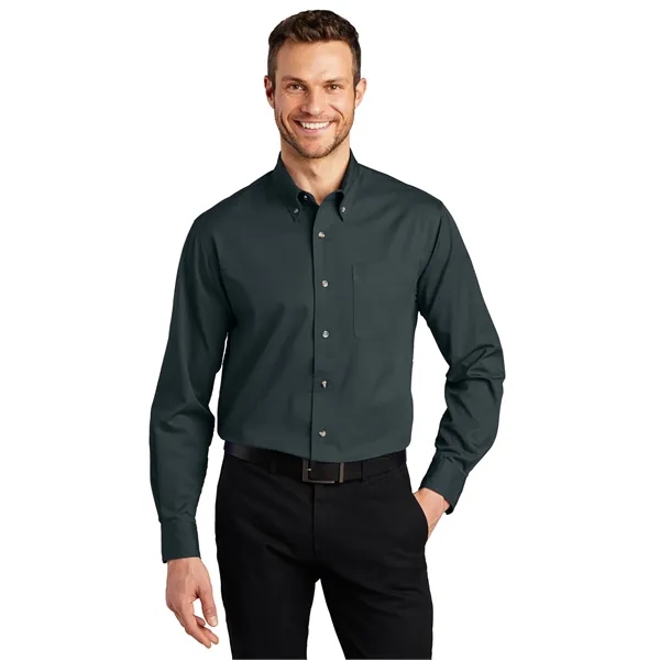 Port Authority Tall Long Sleeve Twill Shirt.