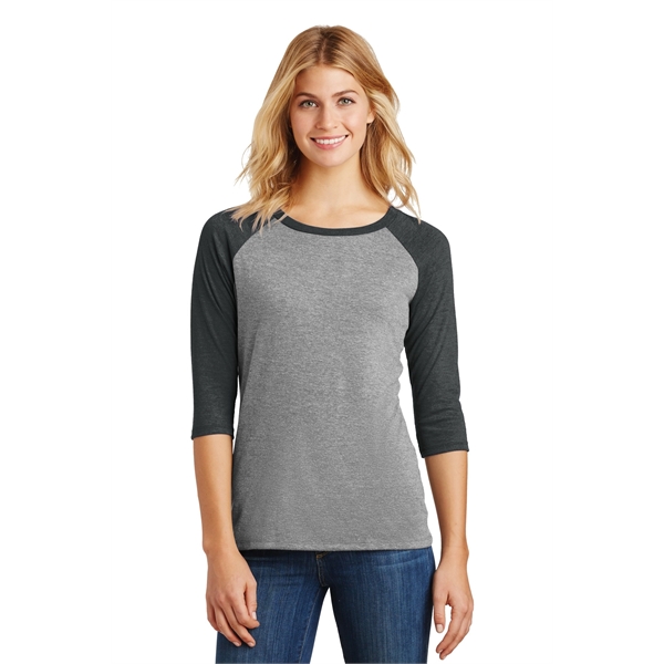 District Women's Perfect Tri 3/4-Sleeve Raglan.