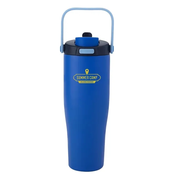 30 oz Lily Recycled Stainless Steel Vacuum Tumbler with F...