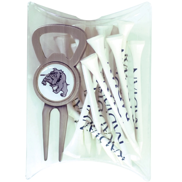 Golf Tees & Divot Tool Pillow Pack