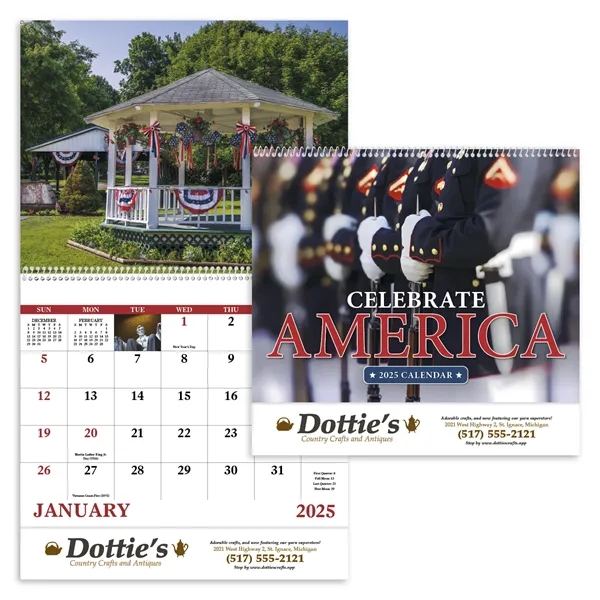 Good Value™ Celebrate America - Spiral Calendar