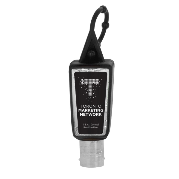 1 oz. Hand Sanitizer in Trapezoid Bottle w/ Sleeve