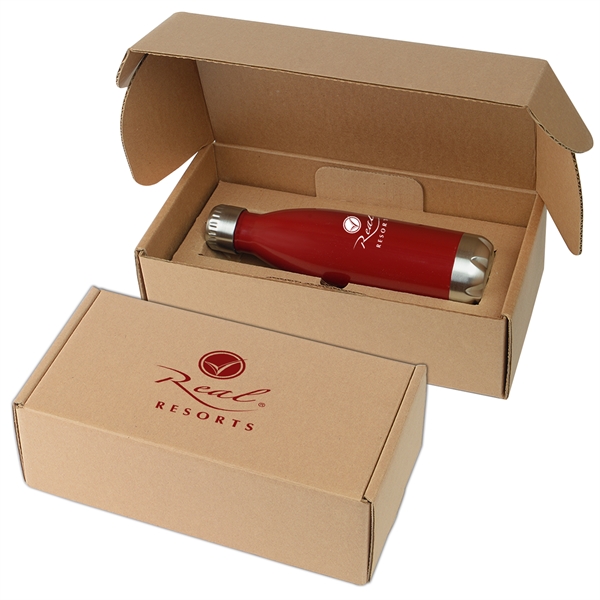 17 Oz Cascade Insulated Stainless Steel Bottle with Gift Box