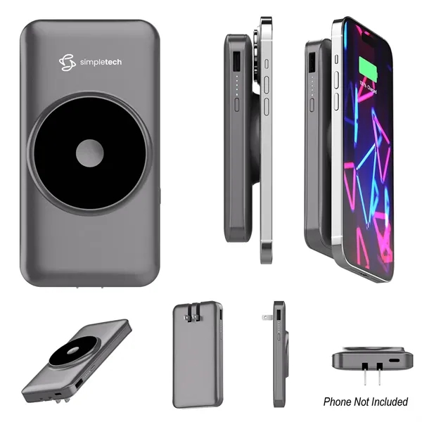 10,000mAh PhoneSuit Mag All-In-One Wireless Battery Pack ...