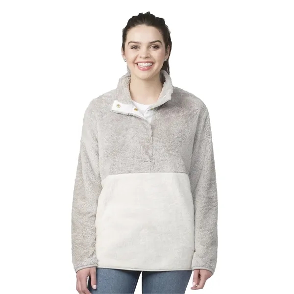 Boxercraft Unisex Fuzzy Half-Snap Fleece Pullover