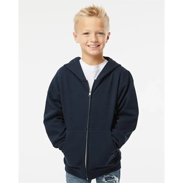 Independent Trading Co. Youth Midweight Full-Zip Hooded S...
