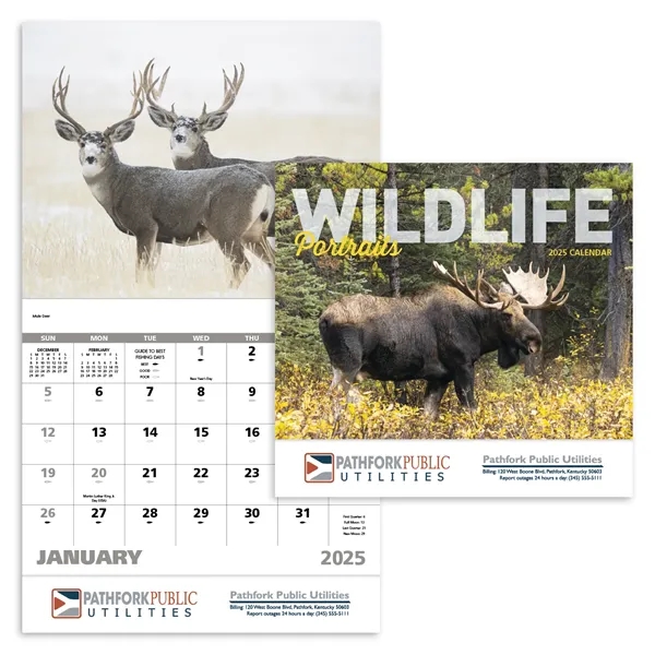 Good Value™ Wildlife Portraits - Stapled Calendar